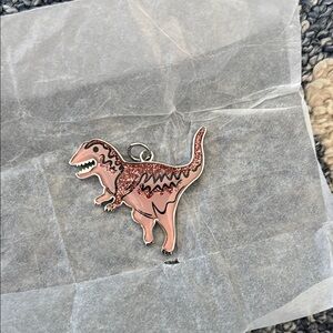 Coach Fragrance Pink Glitter Rexy Dinosaur charm
